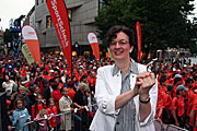 Bürgermeisterin Strobl gab den Startschuß 2009 (Foto. MartiN Schmitz)
